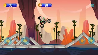 Robin Titans Go Bike Race Motorcycle racing 3D Screenshot