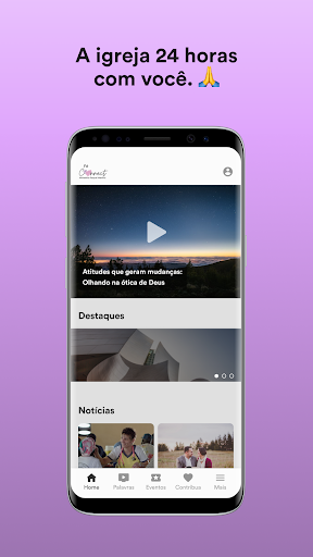 Android application Fé Connect screenshort