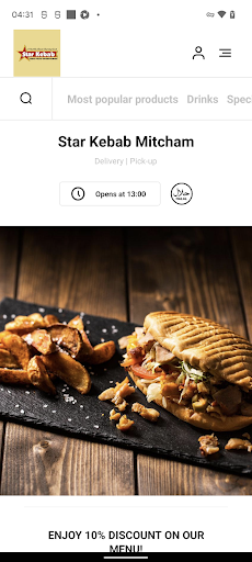 Android application Star Kebab Mitcham screenshort