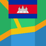 Siem Reap Cambodia Offline Map icon