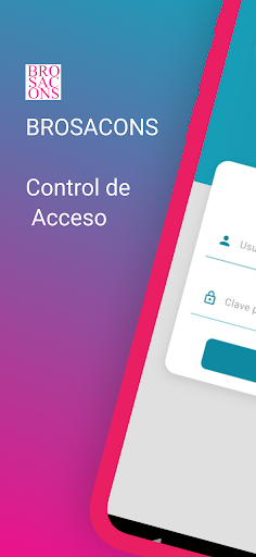 Android application Brosacons Control de acceso screenshort