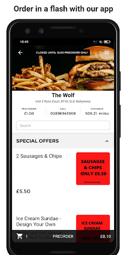 Android application The Wolf screenshort
