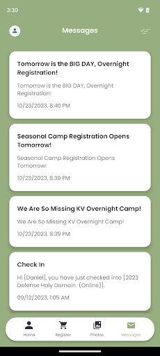 Summer Funshine Program Screen 2
