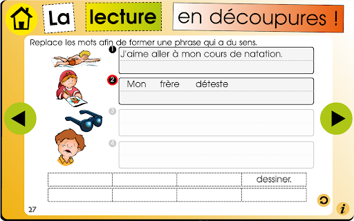 La lecture en découpures