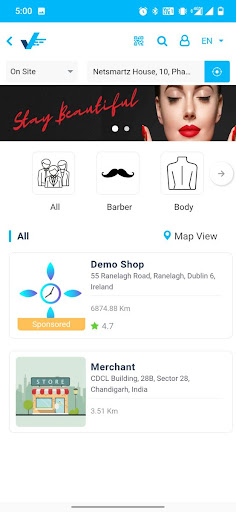 CheckTime User Screen 2