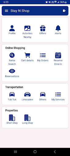 StayNShop Screen 2