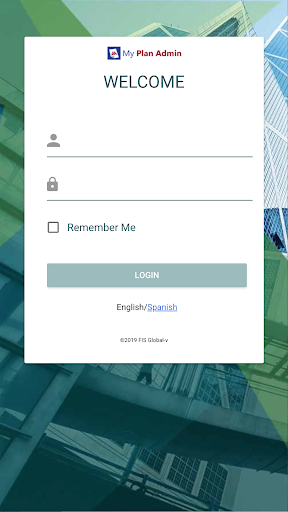 Android application My Plan Admin screenshort