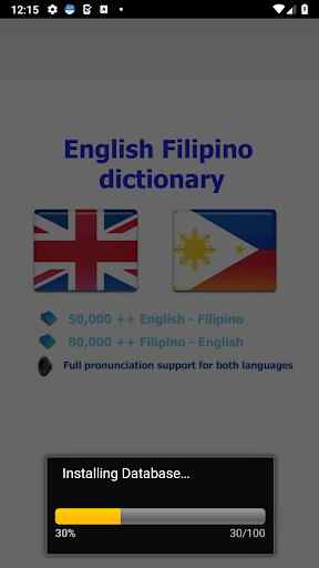Filipino Tagalog bestdict Screen 2
