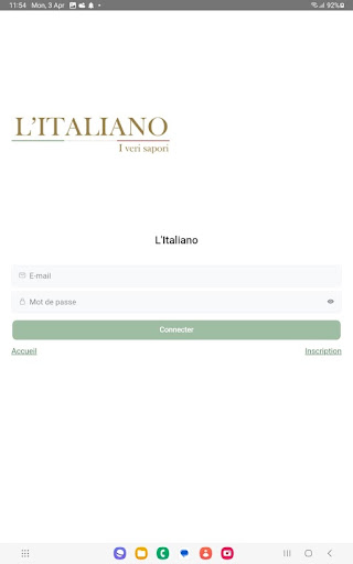 Android application l'Italiano screenshort