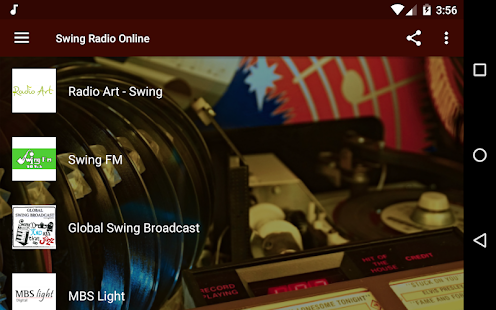 Swing Radio Online Screenshot