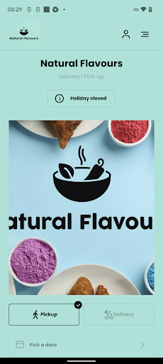 Android application Natural Flavours screenshort