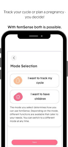 femSense fertility Screen 2