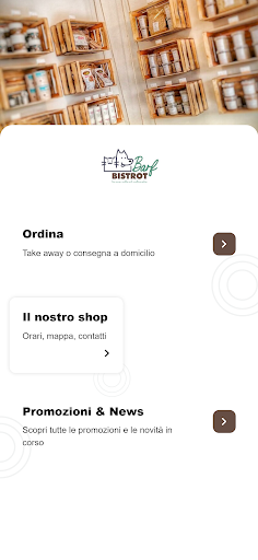 Android application BarfBistrot screenshort