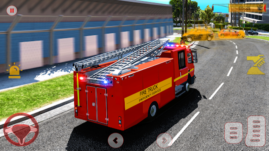 消防車のゲームレスキューゲーム
