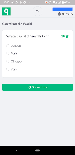 Quilgo - Online Assessments Screen 3