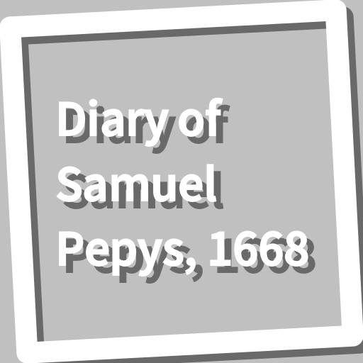 Book, Diary of Samuel Pepys, 1 logo