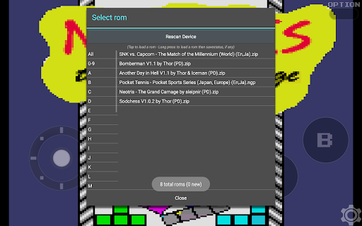 EmuNGP XL Screen 3