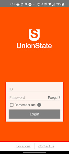Android application UnionState Bank Mobile Banking screenshort