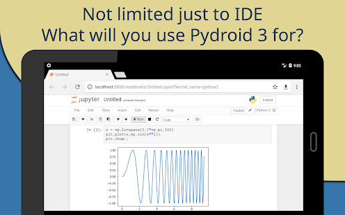 Pydroid 3 - IDE for Python 3 Screenshot