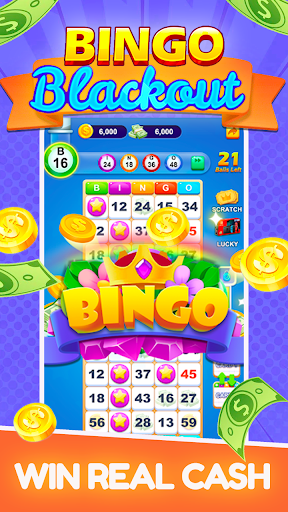 Android application Bingo Blackout Real Cash screenshort