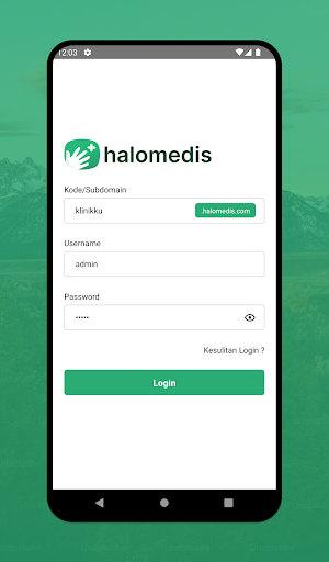 Android application Halomedis Faskes screenshort