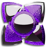 Next Launcher Theme purple liz icon