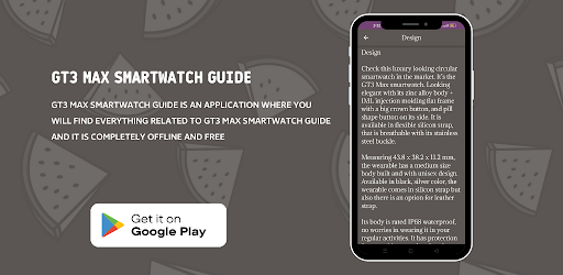 GT3 Max Smartwatch Guide Screen 2
