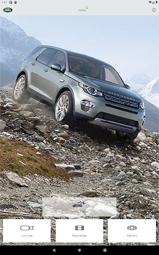 Screenshot of Land Rover Dashcam