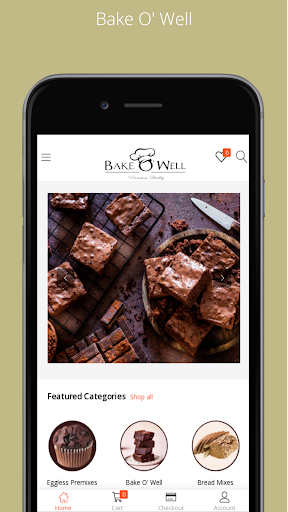 Android application BakeOWell screenshort