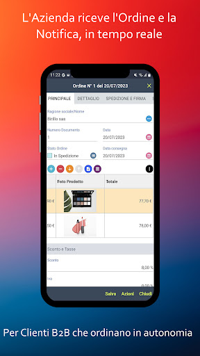 EasyPocketSell Ordini Self B2B Screen 3