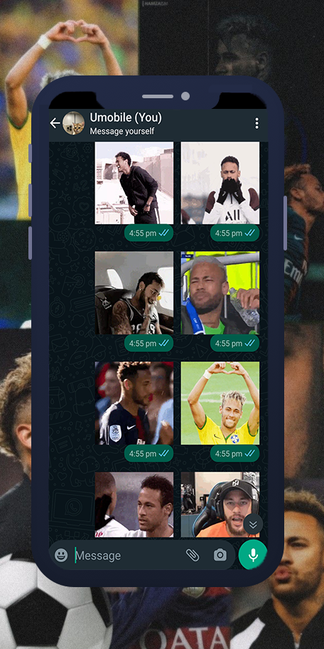 Neymar Stickers for WhatsAppのおすすめ画像3