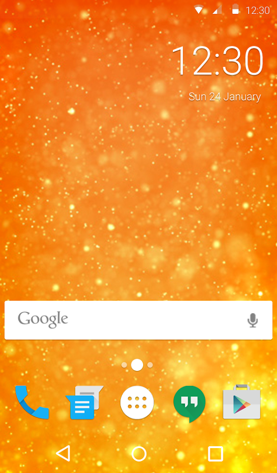 #6. Orange Animated Keyboard (Android) 由: Live Wallpapers by Wave Studio