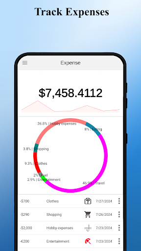 Income & Expense Manager Screen 2
