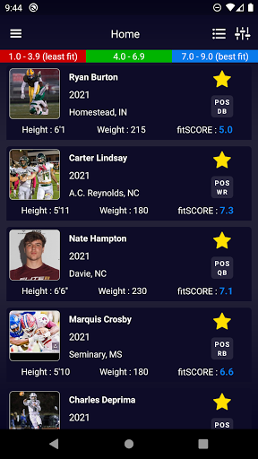 Android application scoutSMART FirstView screenshort