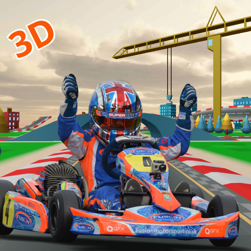 Go-kart rush simulator 3d logo
