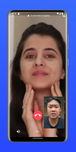 Android application Fake Call With Indian Girl screenshort