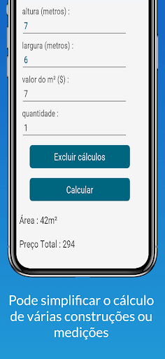 Area and Perimeter Calculator Screen 2