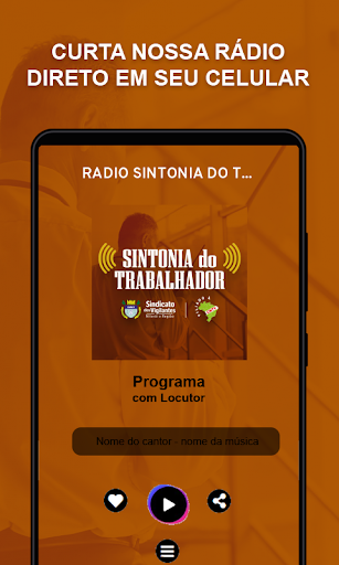 Android application Rádio Sintonia do Trabalhador screenshort