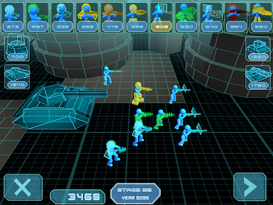 Captura de Pantalla 11 Stickman Simulador: Neon Tank android