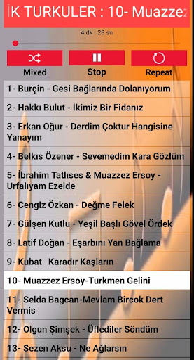 EN COK DİNLENEN KARİSİK TURKULER