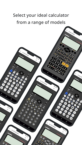 Screenshot of ClassWiz Calc App QR