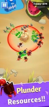#4. Little ants war (Android) By: Liu Xiang