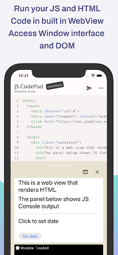 JavaScript Code-Pad Editor&IDEのおすすめ画像2