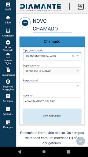 Diamante Contabilidade Screen 2
