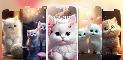 Android application Cute Kitten Wallpaper screenshort