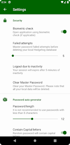 Hedgehog - Password manager 8