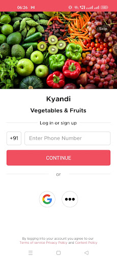 Android application KYANDI screenshort
