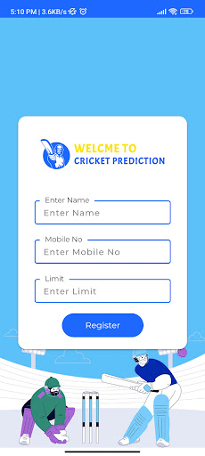 Android application Cricket Toss Match Prediction screenshort
