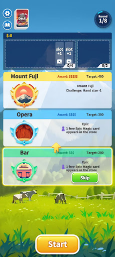 Raccoon Poker：Deck Roguelike screenshot 5