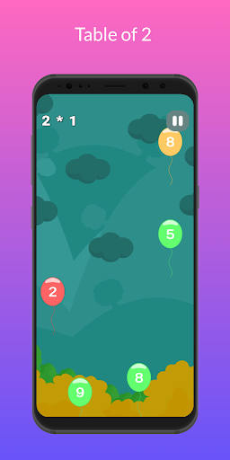 Math Table Game 1 - 40 Screen 3